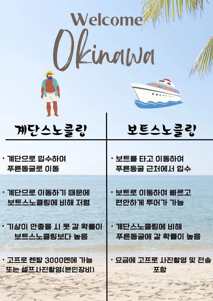 아이와 오키나와 푸른동굴 스노클링 편하게 하려면? 한국어 진행 투어 아이와 오키나와 푸른동굴 스노클링 편하게 하려면? 한국어 진행 투어