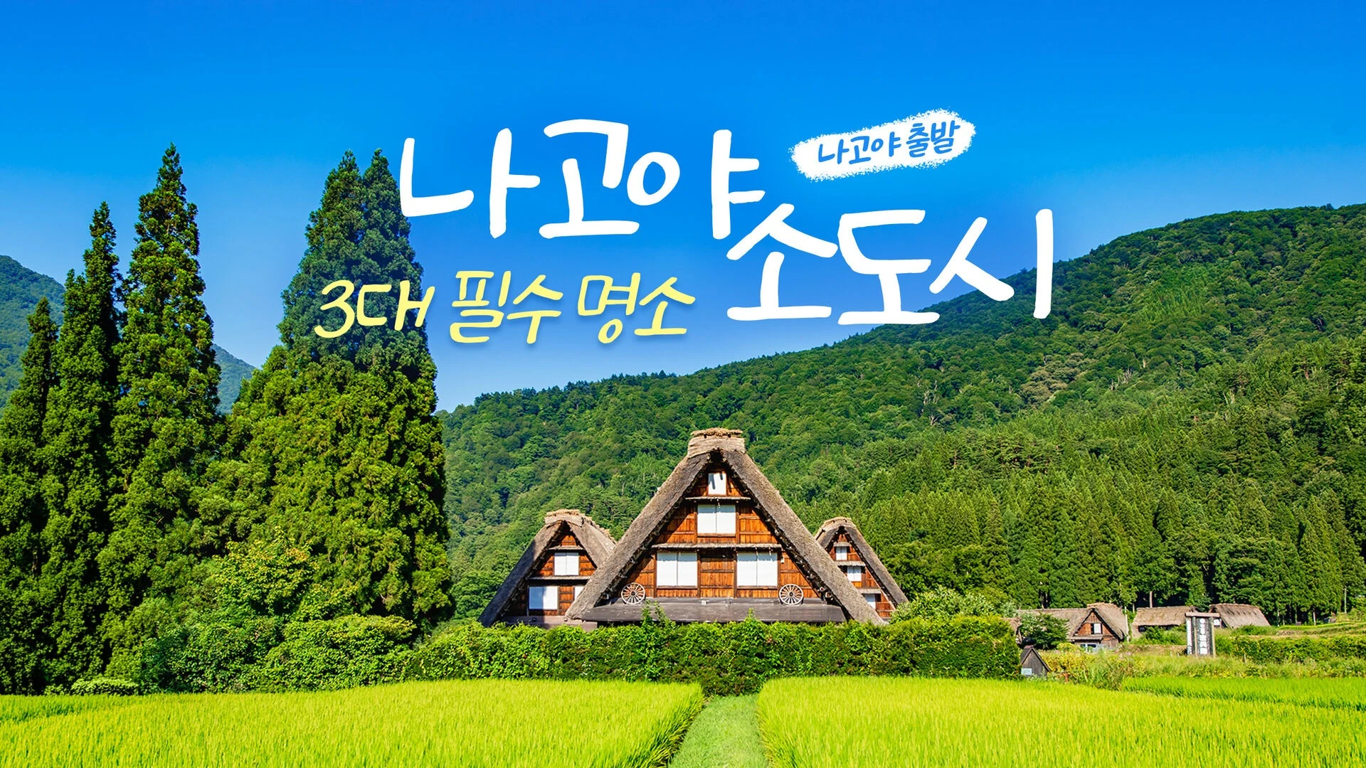 나고야에서 구조하치만 은하수 마을 가는 법? 1명도 출발 일일 버스투어 시라카와고의 전통 가옥 풍경